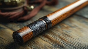 精致木质长笛 尽显典雅韵味