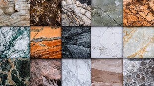 多样大理石纹理素材展示