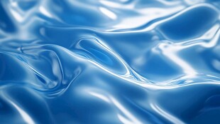 蓝色波光粼粼水面纹理