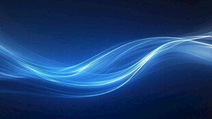 蓝色动感光线背景图