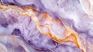 梦幻紫橙大理石纹理图案