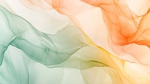 梦幻彩墨流动纹理背景图