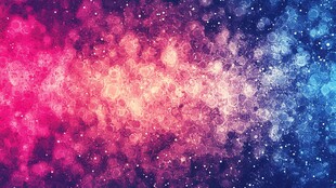 梦幻炫彩星空背景图