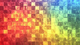 多彩方块渐变背景图案