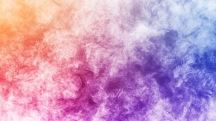 梦幻多彩烟雾背景图