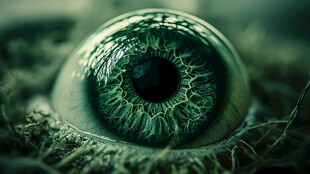 梦幻绿眸 微观下的神秘之眼