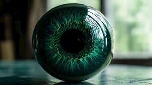 魔幻绿眼玻璃球