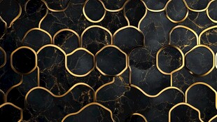 黑金几何大理石纹理背景