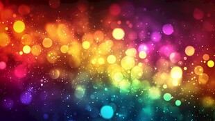 梦幻炫彩光斑背景图