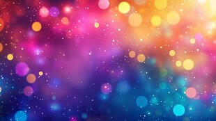 梦幻多彩光斑背景图