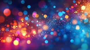 梦幻炫彩光斑背景图