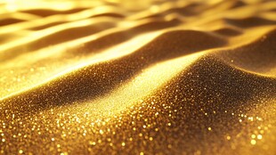 金色闪耀流沙纹理画面