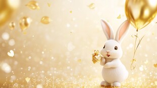 金兔贺喜 氛围感拉满