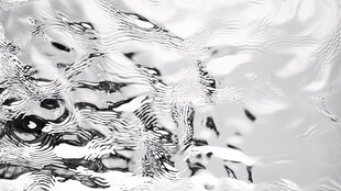 黑白水波纹理抽象画面