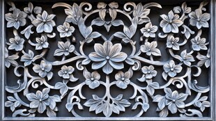 中式雕花图案 精美艺术纹理