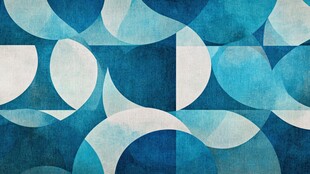 蓝白几何抽象图案背景