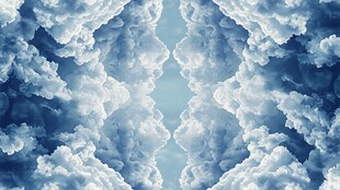 梦幻云海中的空灵天际