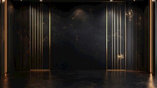 黑金奢华质感室内空间