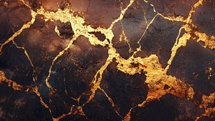 黑金大理石纹理背景图