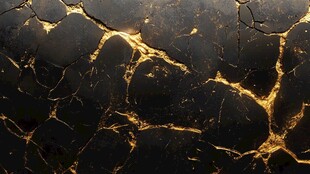 黑金裂纹大理石纹理背景