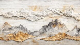 立体山水纹理艺术背景图