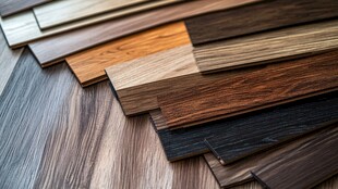 多样木地板样品展示