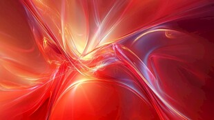 红色炫彩动感抽象光影背景