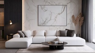 现代简约风舒适客厅空间