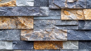 石砌墙面纹理 自然美感