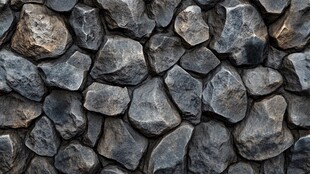 石块堆砌的纹理墙面