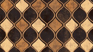 复古几何瓷砖纹理图案