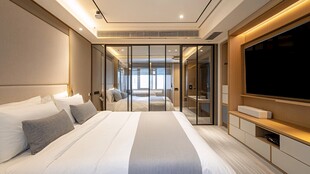 现代简约风温馨卧室空间