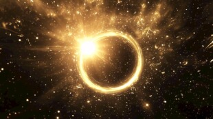 金色光环宇宙特效画面