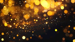 金色梦幻光斑背景图