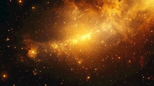 璀璨宇宙星云壮丽景象