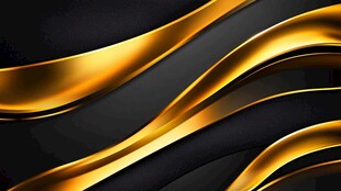 黑金波浪背景图