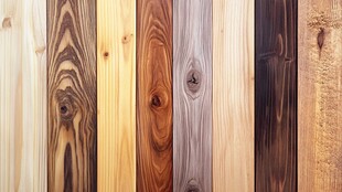 多样木纹木板展示