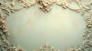 欧式雕花边框背景图