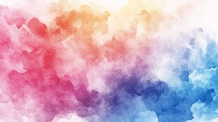 梦幻水彩渐变背景图