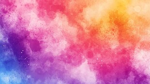 梦幻绚丽水彩背景图