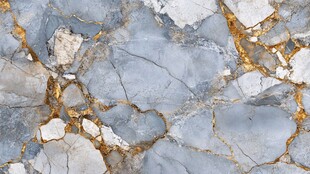 蓝金大理石纹理精美图案