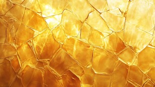 金色裂纹质感纹理背景图