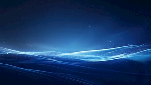 梦幻蓝色流动科技背景图