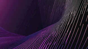 梦幻紫色线条抽象背景图