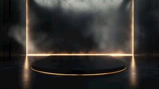 神秘暗光舞台展示空间