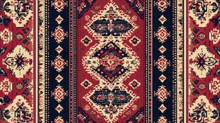 传统民族风精美地毯图案