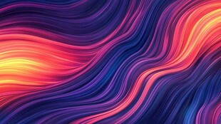 绚丽动感流体渐变背景图