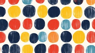 多彩圆点图案背景纹理