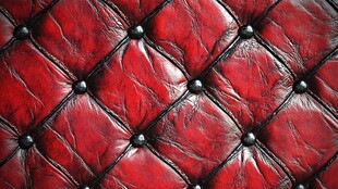红色菱格纹皮革质感纹理