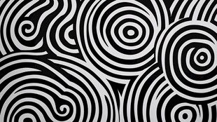 黑白漩涡抽象图案纹理
